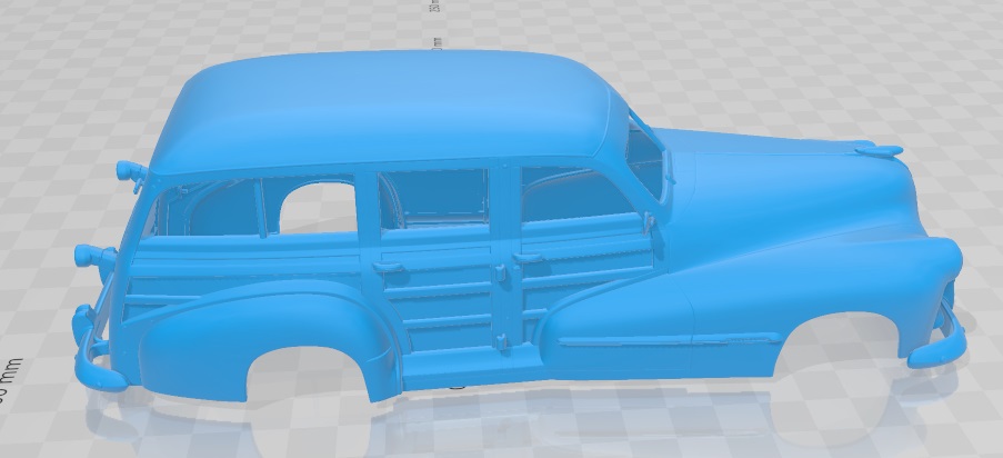 3D file Oldsmobile Special 66 68 Station Wagon 1947 Printable Body Car ...