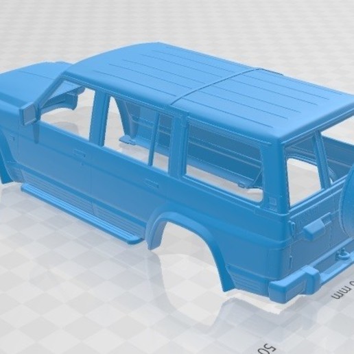 Download 3D Printing Designs Nissan Patrol Y60 5 Doors 1987 Printable 