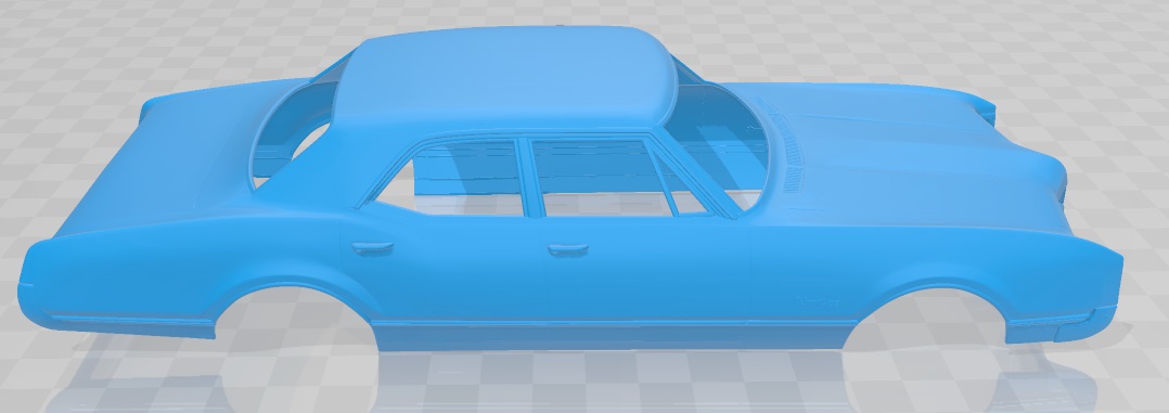 3D file Oldsmobile 88 Delmont Sedan 1967 Printable Body Car・3D printing ...