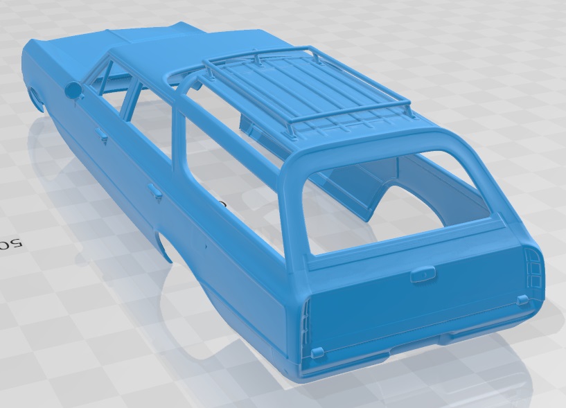 3D file Oldsmobile Vista Cruiser 1964 Printable Body Car・Model to ...