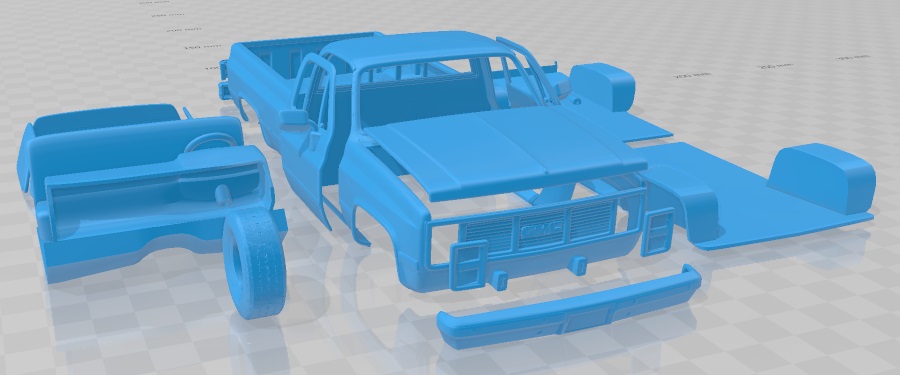 3D file GMC Sierra 1985 Printable Car・3D printable design to download・Cults