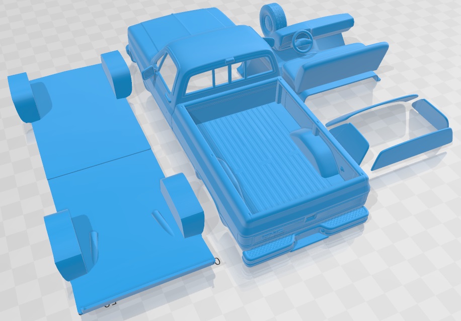 3D file GMC Sierra 1985 Printable Car 🚗・3D printable design to download ...