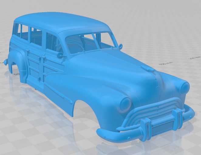 3D file Oldsmobile Special 66 68 Station Wagon 1947 Printable Body Car ...