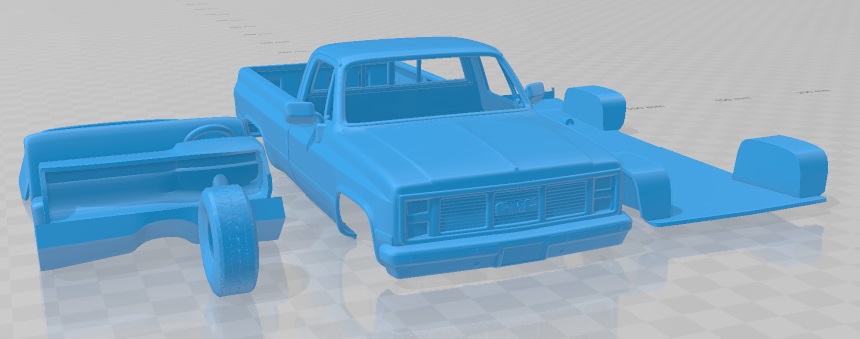 3D file GMC Sierra 1985 Printable Car 🚗・3D printable design to download ...