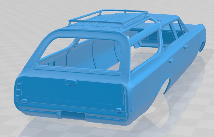 3D file Oldsmobile Vista Cruiser 1964 Printable Body Car・Model to ...