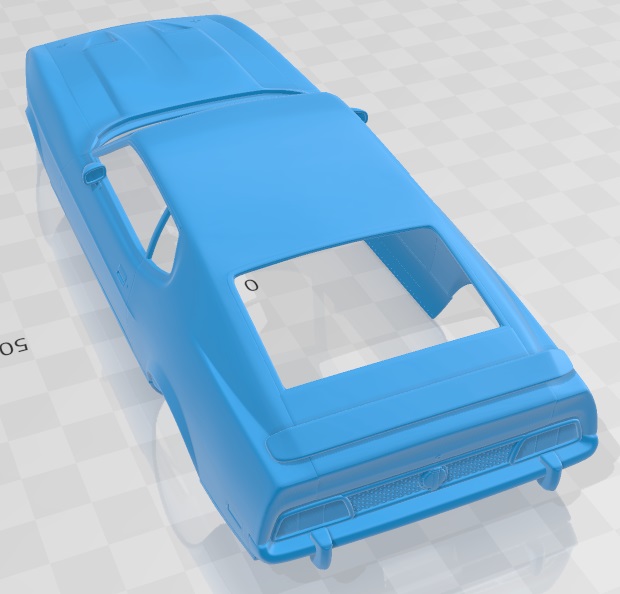 3D file Ford Mustang Mach 1 1971 Printable Body Car 🚙・Model to download ...