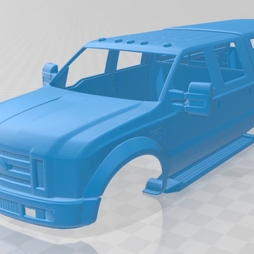 F 450 Super Duty Printable Body Car