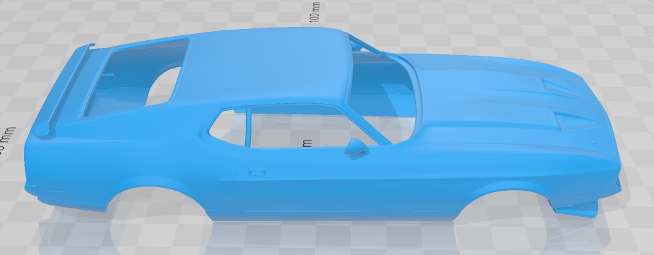 3D file Ford Mustang Mach 1 1971 Printable Body Car 🚙・Model to download ...