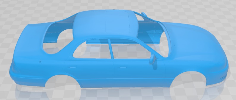 3D file Lexus ES 1992 Printable Body Car・3D printable design to ...