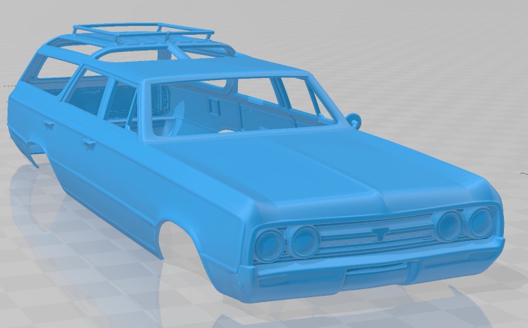3D file Oldsmobile Vista Cruiser 1964 Printable Body Car・Model to ...
