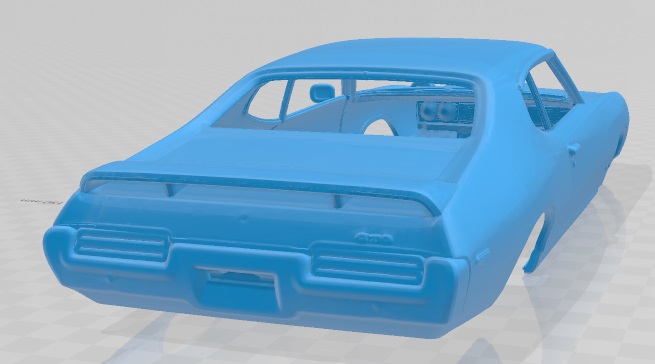 3D file Pontiac GTO Judge 1969 Printable Body Car・Design to download ...