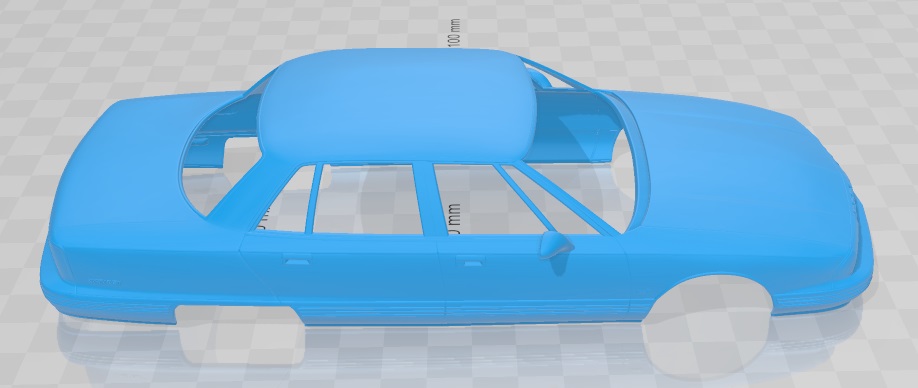 3D file Oldsmobile 98 1991 Printable Body Car・3D printing template to ...