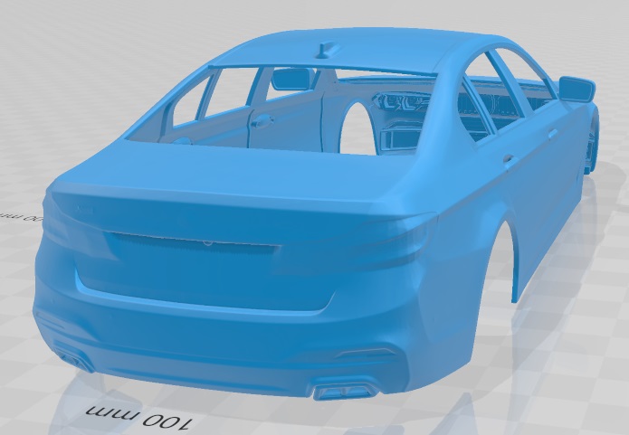 3D file BMW M5 G30 Sedan Performance 2017 Printable Body Car・3D print ...