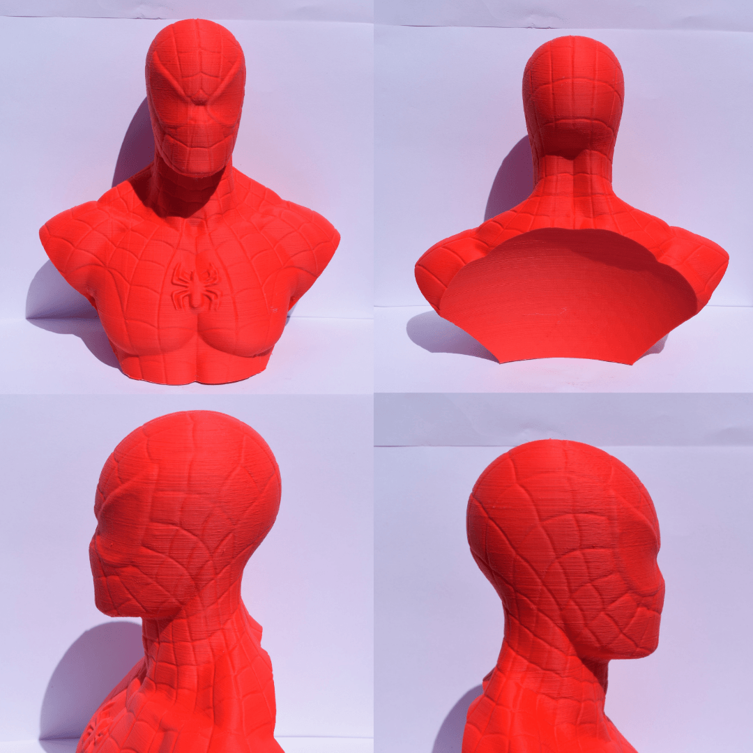 3D print File: Spiderman bust in STL digital format • made with ...