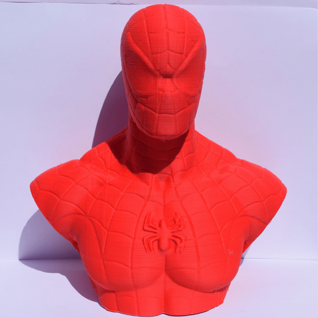 3D print File: Spiderman bust in STL digital format • made with ...