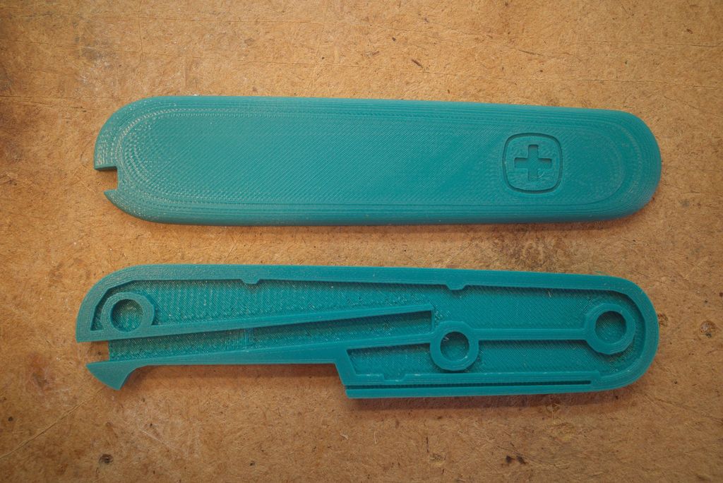 Free STL file swiss army knife replacement cover・3D printable model to