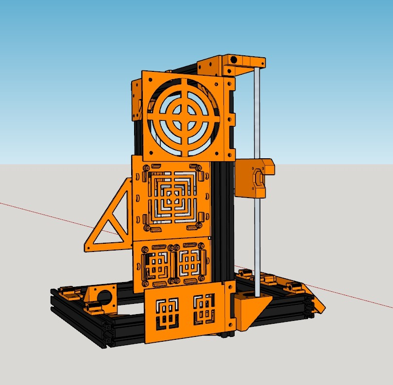 Free STL file AM8 Anet A8 Electronics Housing・3D printable design to ...