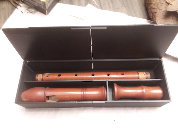 Coffret De 4 Pochettes En Velours Pour Instruments - Flûte, Clarinette, Harmonica, Bijoux (Noir, Marron, Blanc, Gris)