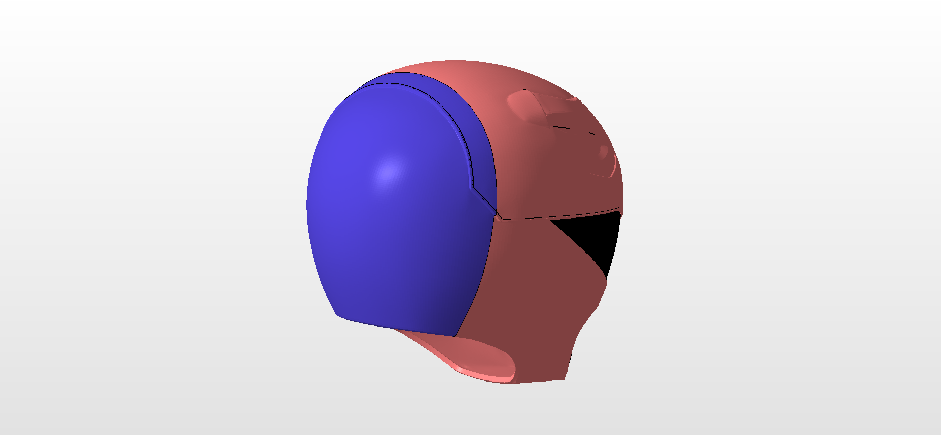 STL file power rangers mmpr blue ranger helmet stl file・3D print design ...