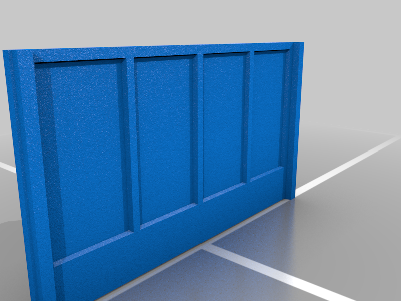 Бесплатный 3D файл PO серия 3.017-3 бетонный забор 🧸・Дизайн для ...