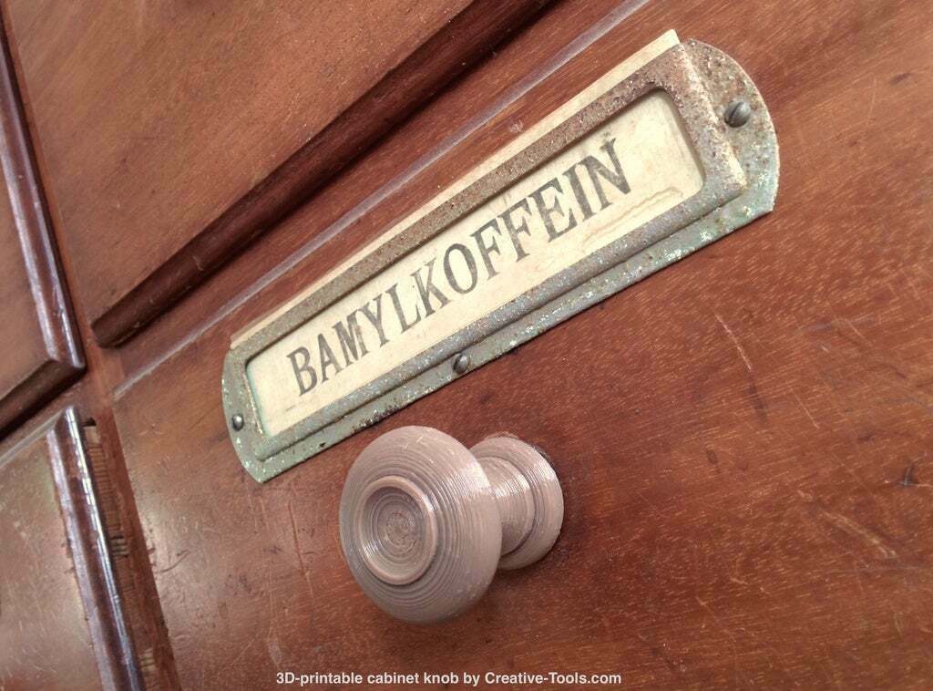 Free STL file 3Dprintable generic knob・Template to download