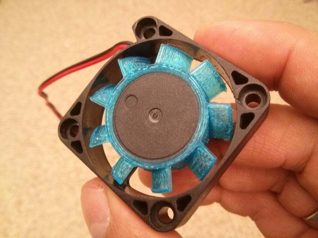Free STL file Cooling fan replacement blades・3D print object to