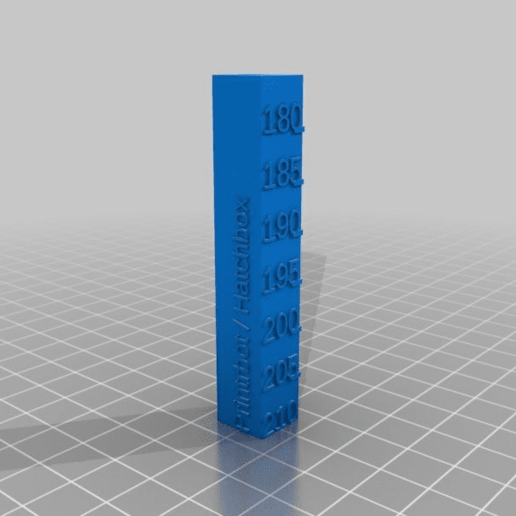 Download free STL file My Customized Temperature Calibration Tower • 3D
