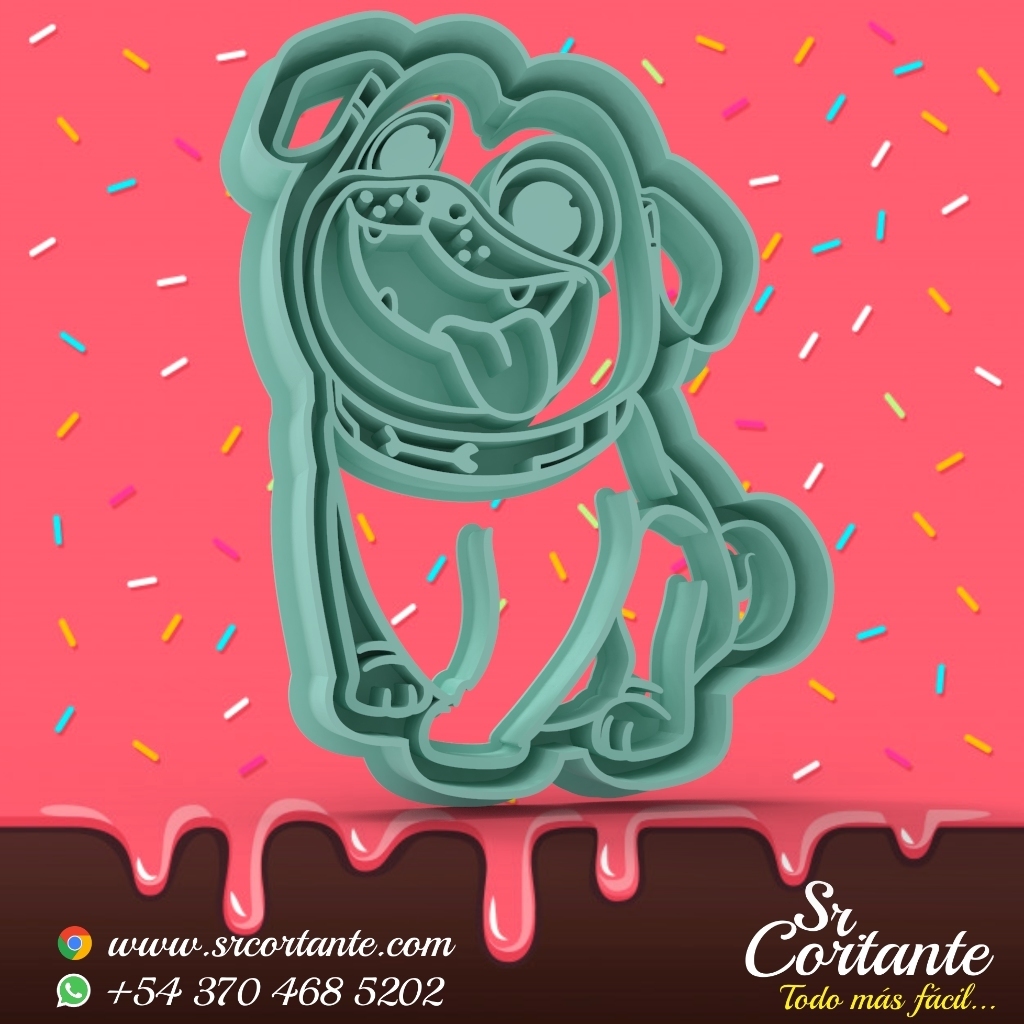 STL file PUPPY DOG PALS THEME COOKIE CUTTER COOKIE CUTTER・3D printable model to download・Cults
