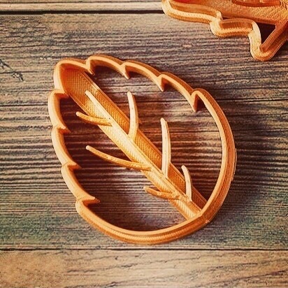 STL file Leaf Cookie Cutter・3D printing model to download・Cults