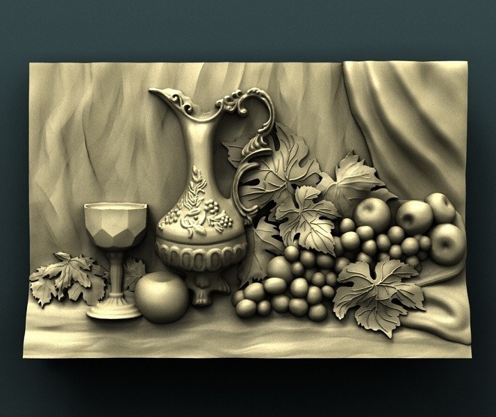 Free STL file Grape and Wine・3D printing idea to download・Cults