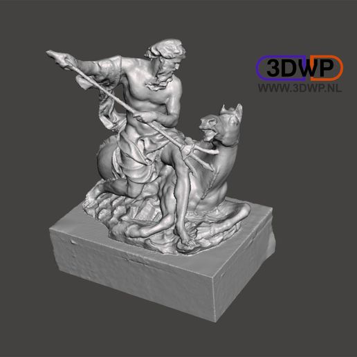 Download free STL file Neptune Sculpture (Greek Statue 3D Scan) ・ Cults