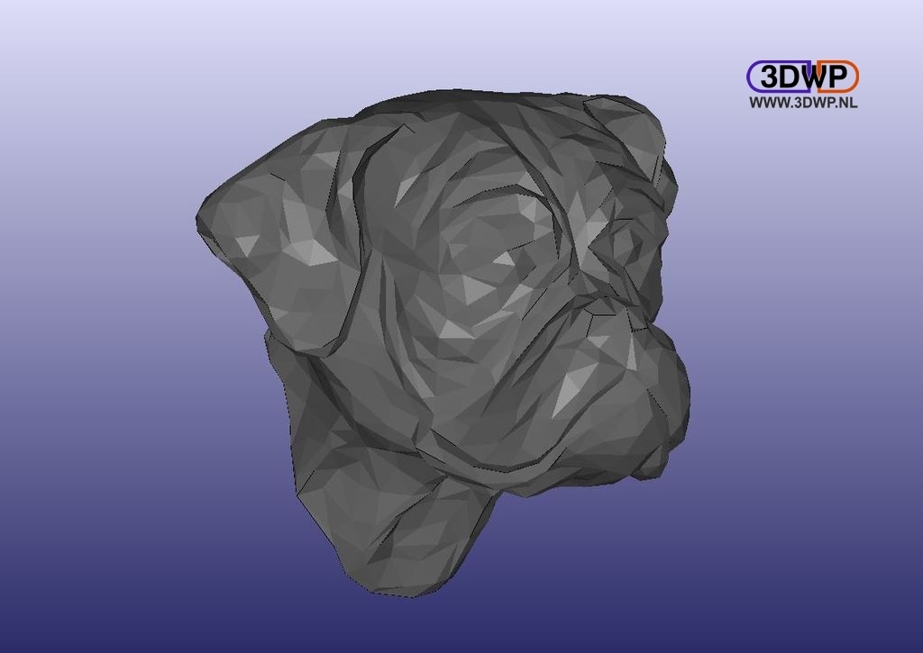 polycount meshlab