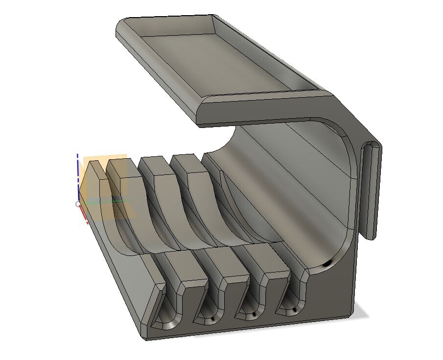 Free STL file Ruler Rack (mount on Ikea Pegborad Tray) đă»3D print ...