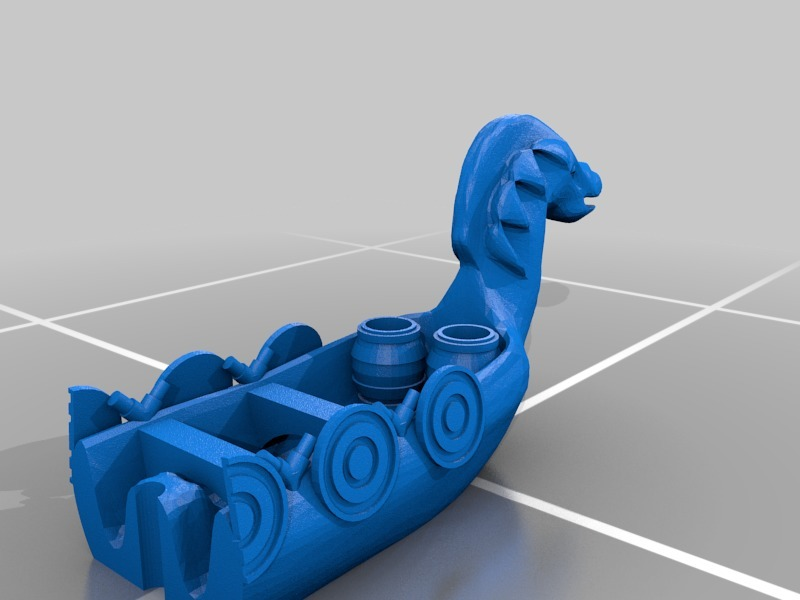 Free 3D file Viking Ship Miniature 🚢・Template to download and 3D print ...
