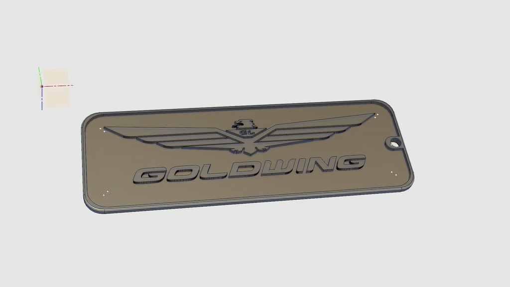 STL Datei GoldWing Logo Key Fob Kostenlos Design F r 3D Drucker Zum STL Datei GoldWing Logo Key Fob Kostenlos Design F r 3D Drucker Zum