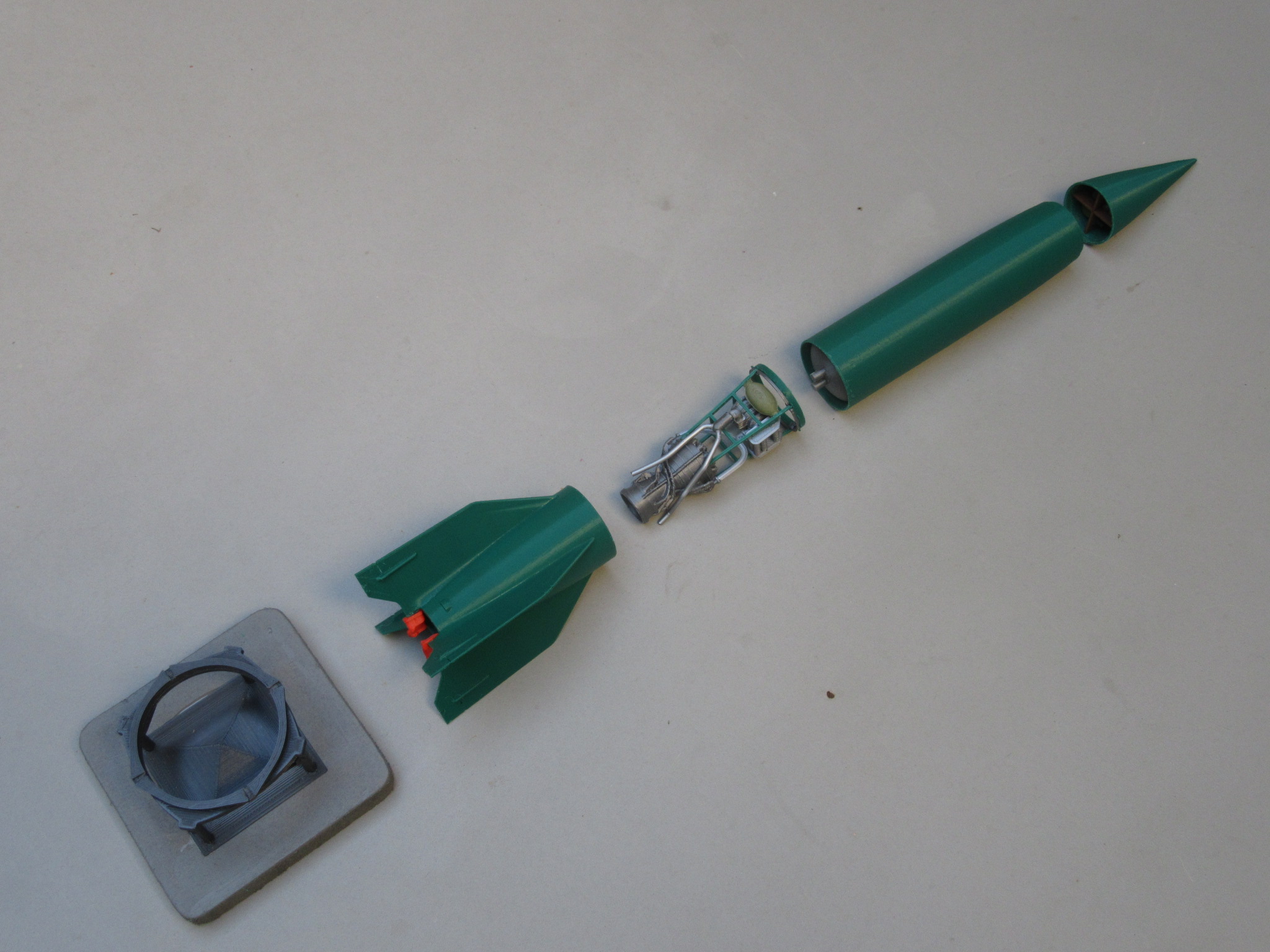 STL file V2 A4 rocket・3D printable model to download・Cults