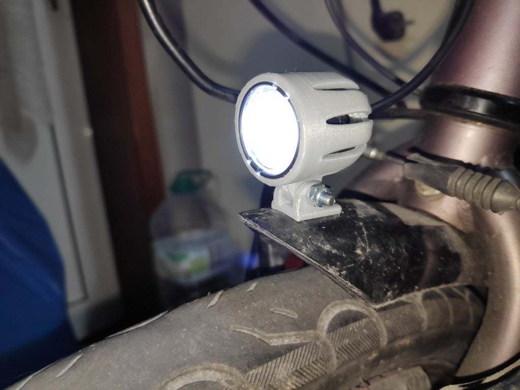Download free STL file Bicycle / bike 3w LED Headlight Mount • Design