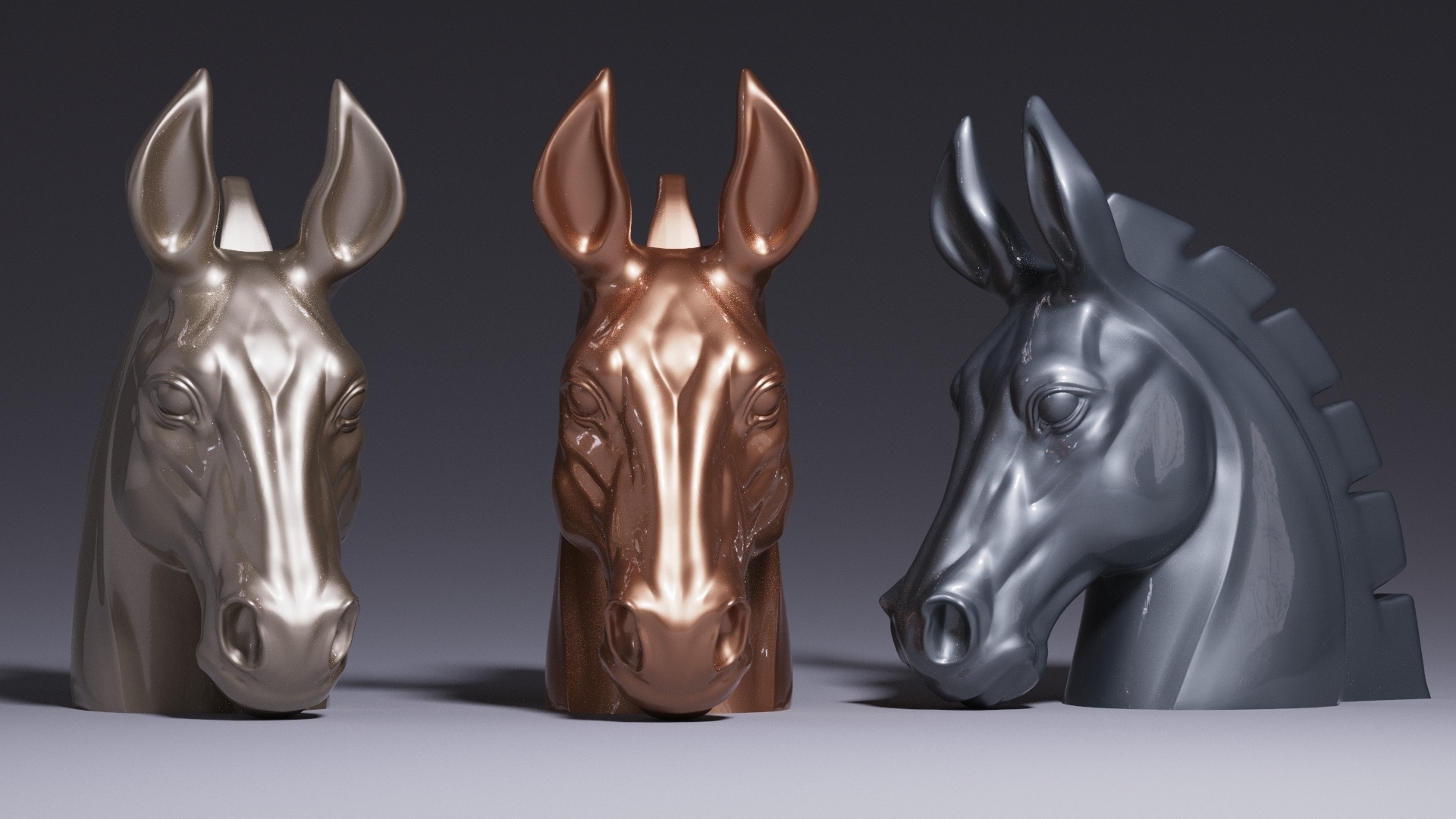 STL file Horse Head・Model to download and 3D print・Cults
