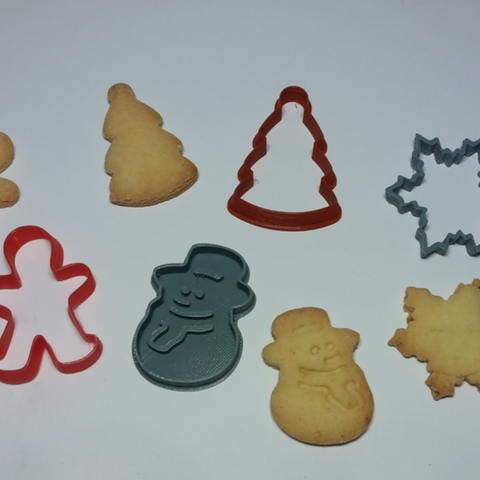 Download free STL files Christmas Cookie Cutter ・ Cults
