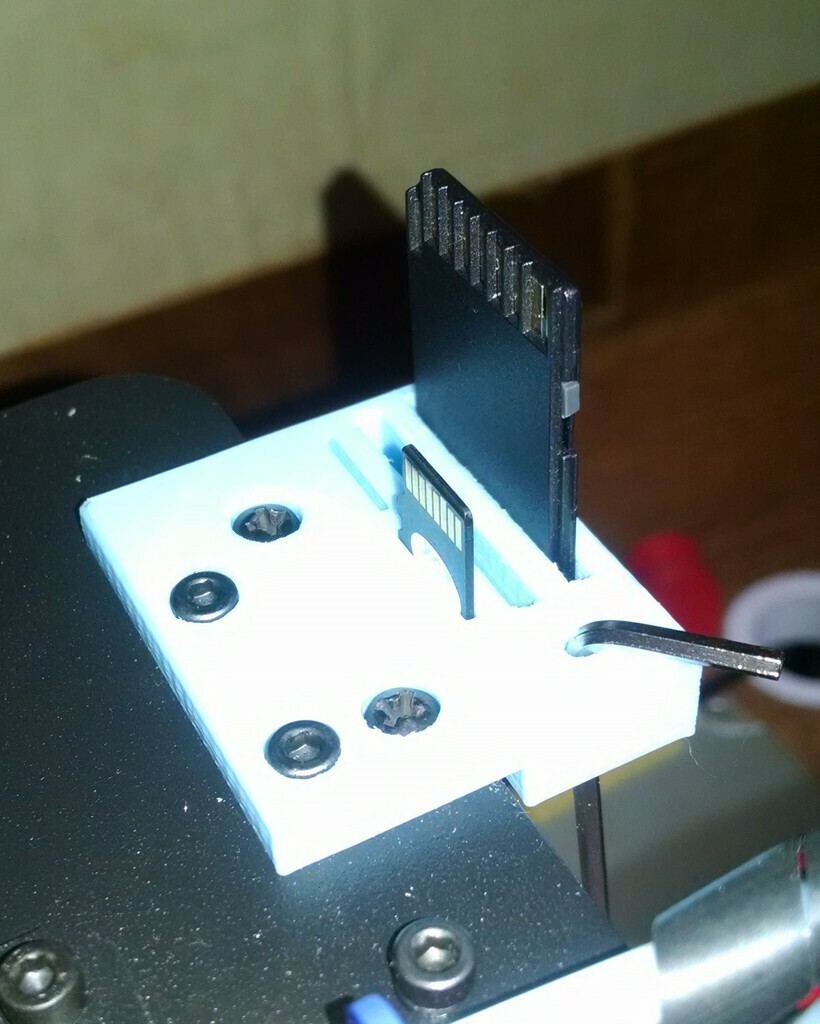 Free 3D file SD Card Holder for Monoprice Select Mini・3D printable