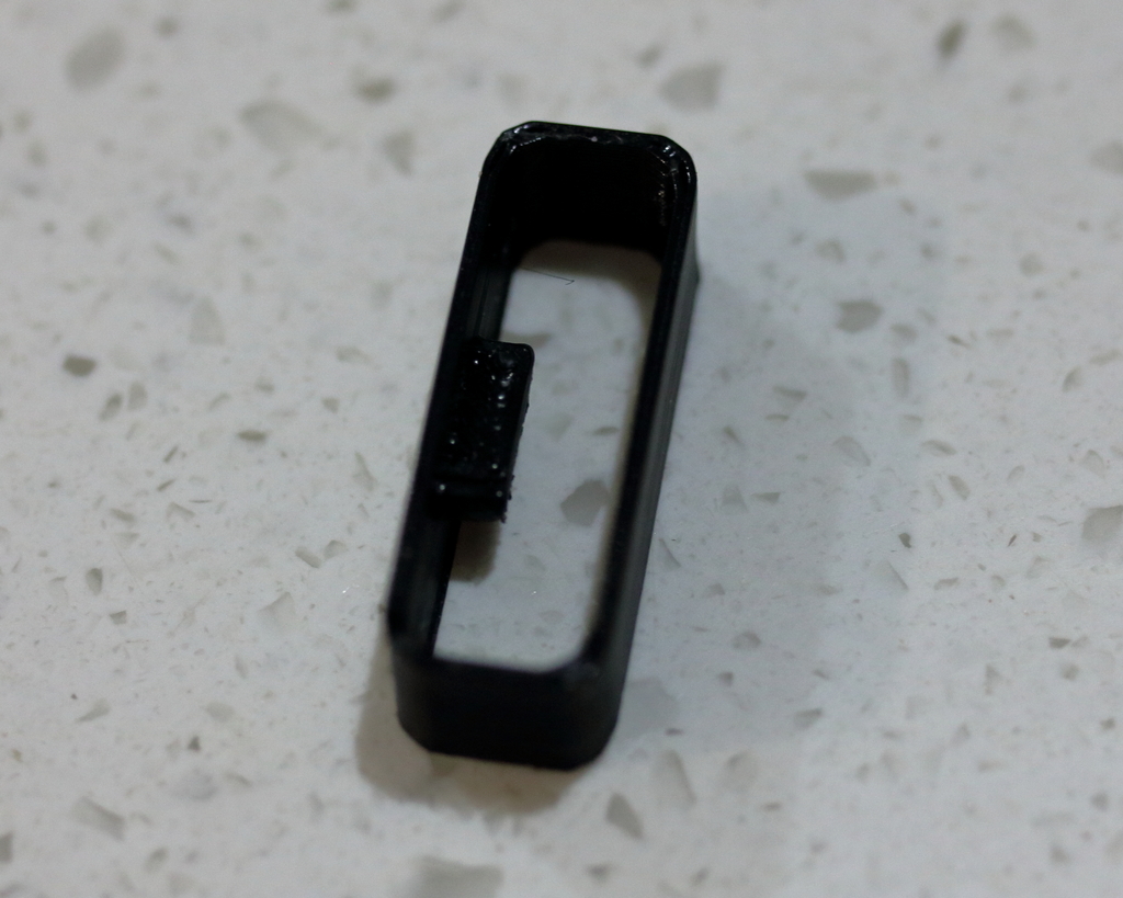 Free 3D file Customizable Watch Band Keeper with Optional Tab・3D