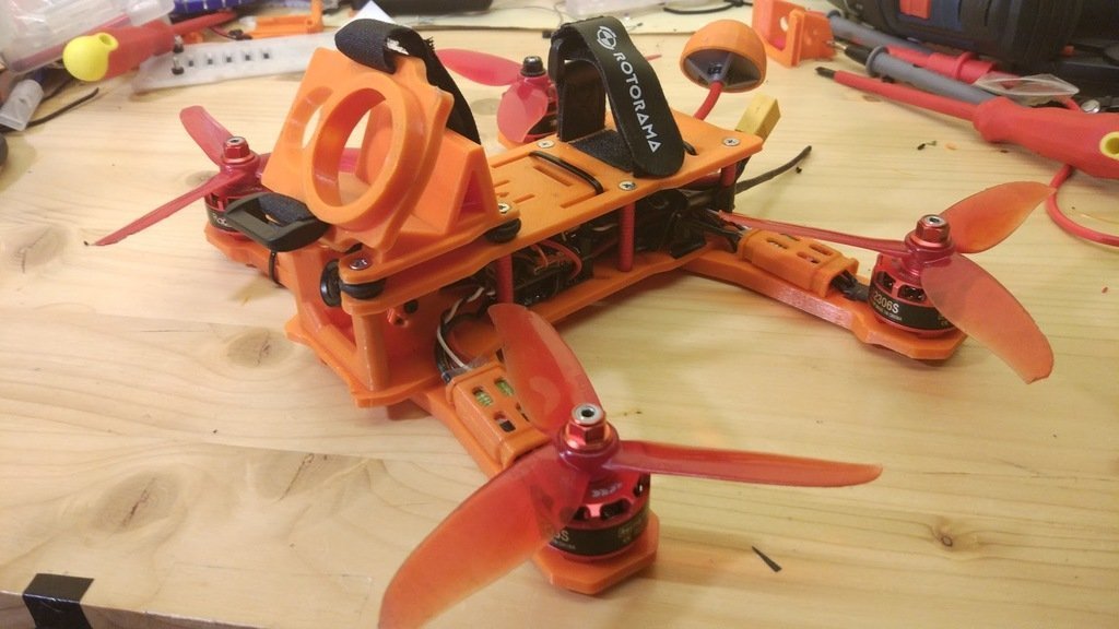 Free STL file Peon230 fpv camera mount・3D printable design to download