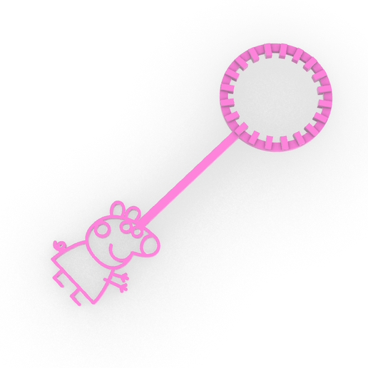 peppa pig bubble wand