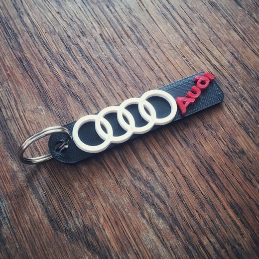 Download 3D printing designs Audi Keychain ・ Cults