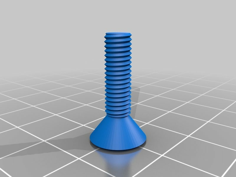 Free STL file Vis Diam. 5mm long 25mm Thread Step 0.8 Diam Ext 4.9・3D ...