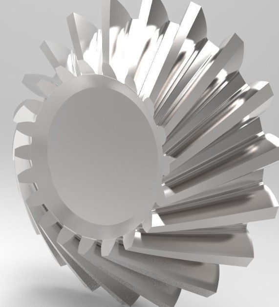 Download STL file helical bevel gear • 3D printing design ・ Cults