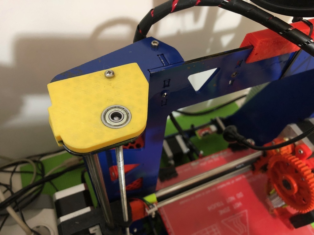 Free 3D file zaxis bearing holder and zbar stabilizer for p3 steel