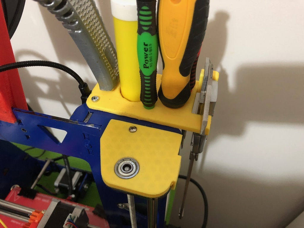 Free 3D file zaxis bearing holder and zbar stabilizer for p3 steel