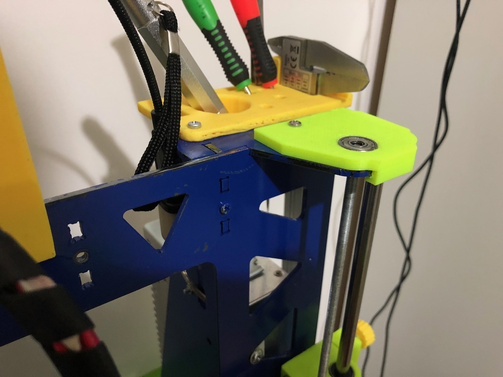 Free 3D file zaxis bearing holder and zbar stabilizer for prusa