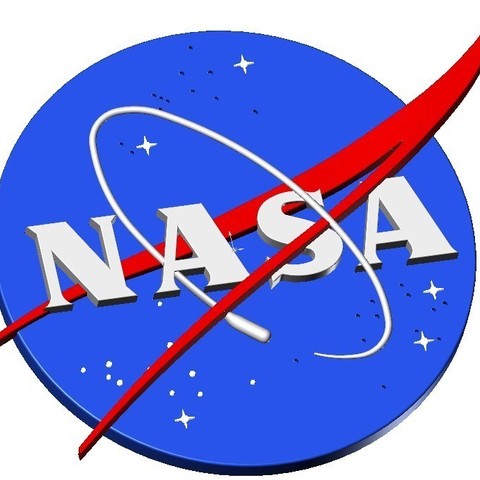 Download Free Stl File Nasa Logo Badge 3d 3d Print Template Cults